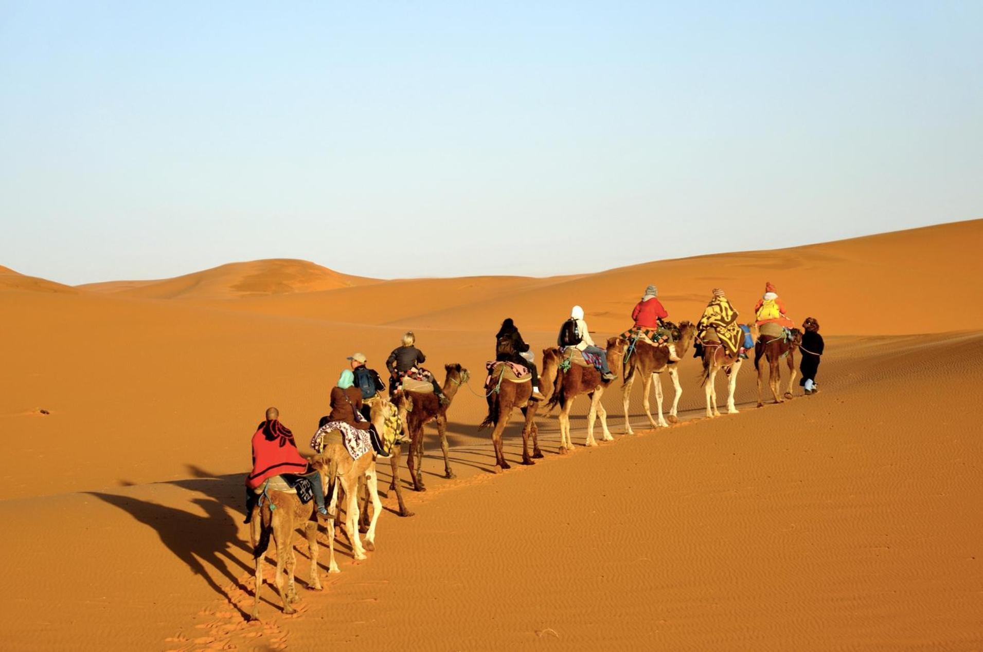 Отель Sahara Camel Tours Camp Мерзуга Экстерьер фото