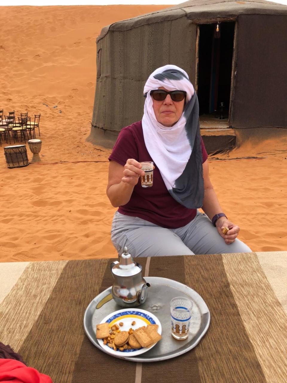 Отель Sahara Camel Tours Camp Мерзуга Экстерьер фото
